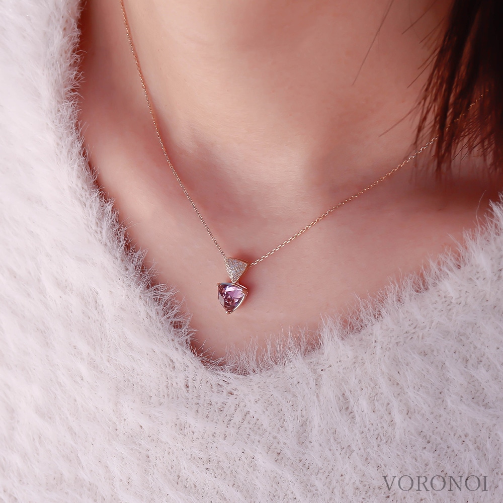MINAMO-Triangle- ダイヤモンドネックレストップ