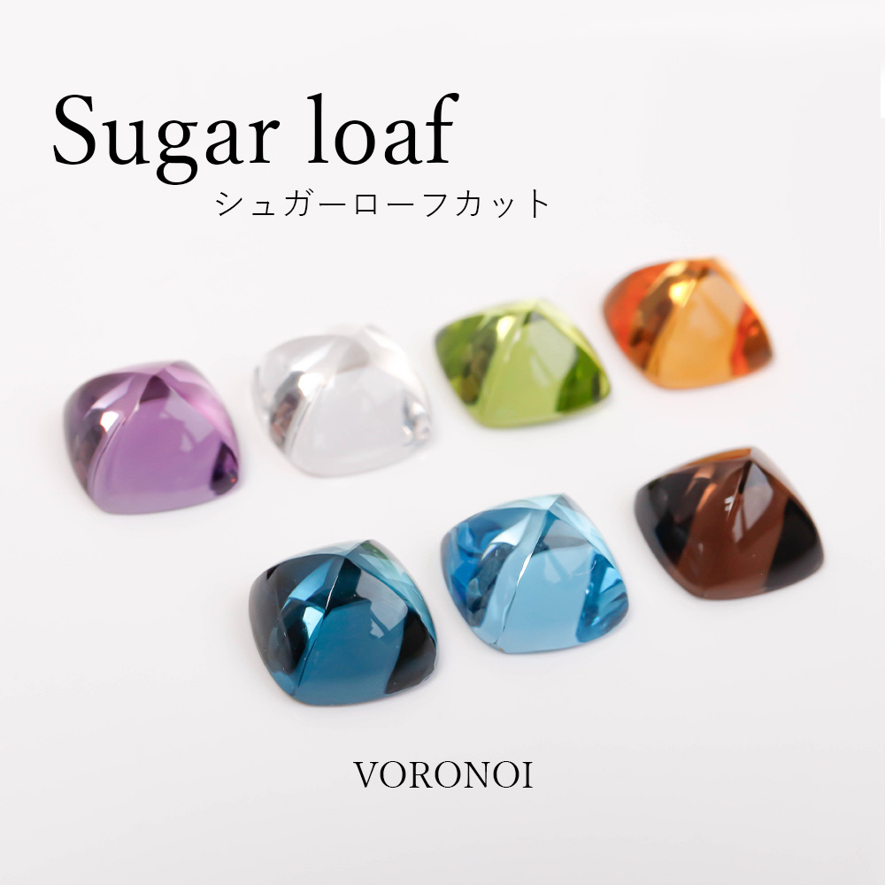 K18 MINAMO - Square - ダイヤモンド 取り巻き リング / ネックレス