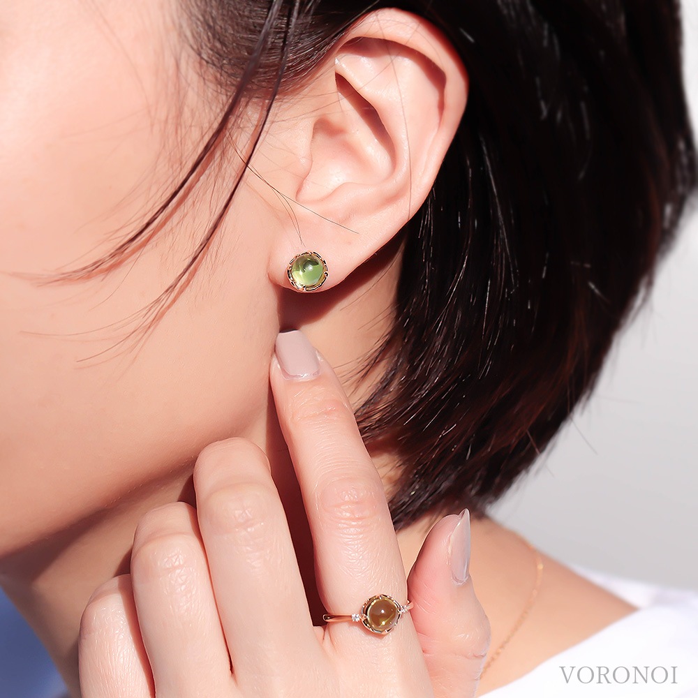 【 5営業日以内発送 / 在庫限り 】MINAMO Flower&Cabo ピアス / K10PG