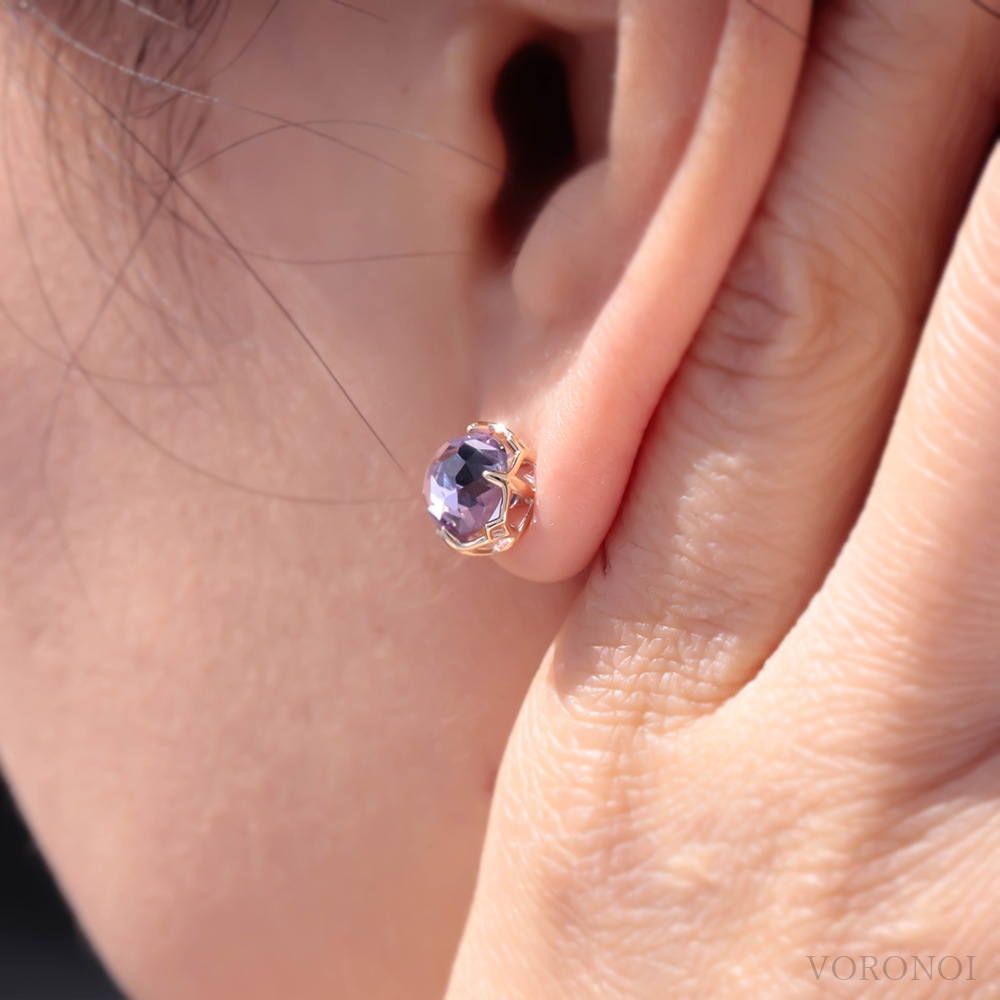 【 5営業日以内発送 / 在庫限り 】MINAMO Flower&Cabo ピアス / K10PG