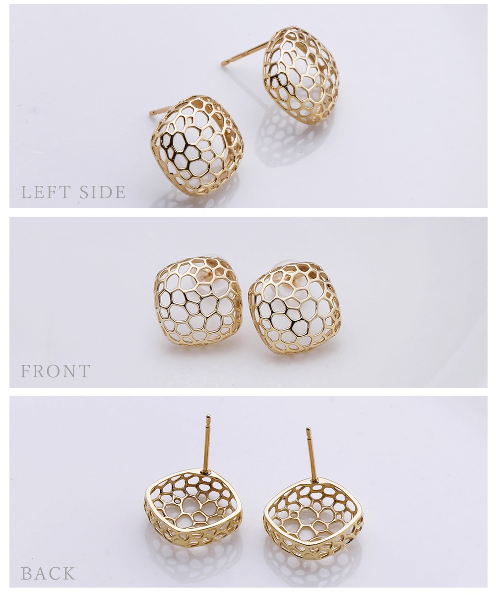 ボロノイ クッキー ピアス