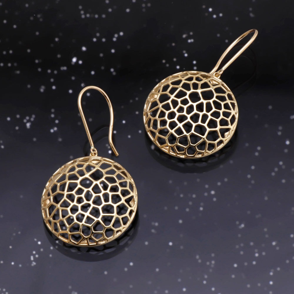 VORONOI ピアス ボロノイ ムーン ピアス