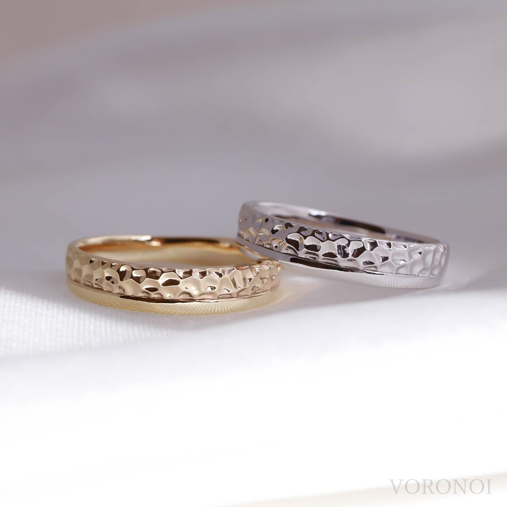 マル104、105、k10YG、ペア、リング、 K10YGペアリング03 | 手づくり結婚指輪・婚約指輪ならringram