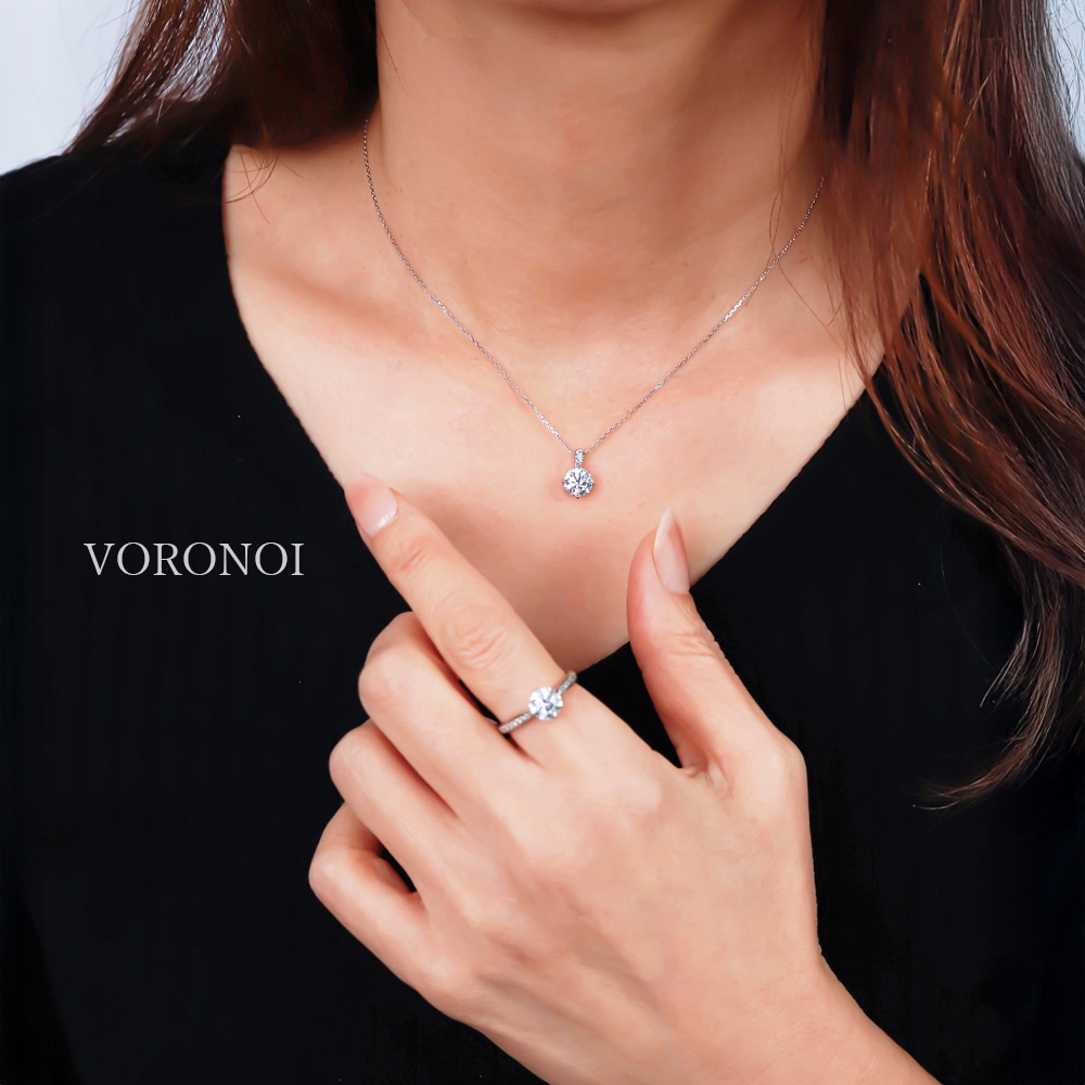 1ct ラボグロウン ダイヤモンド プラチナ ネックレス / PT950