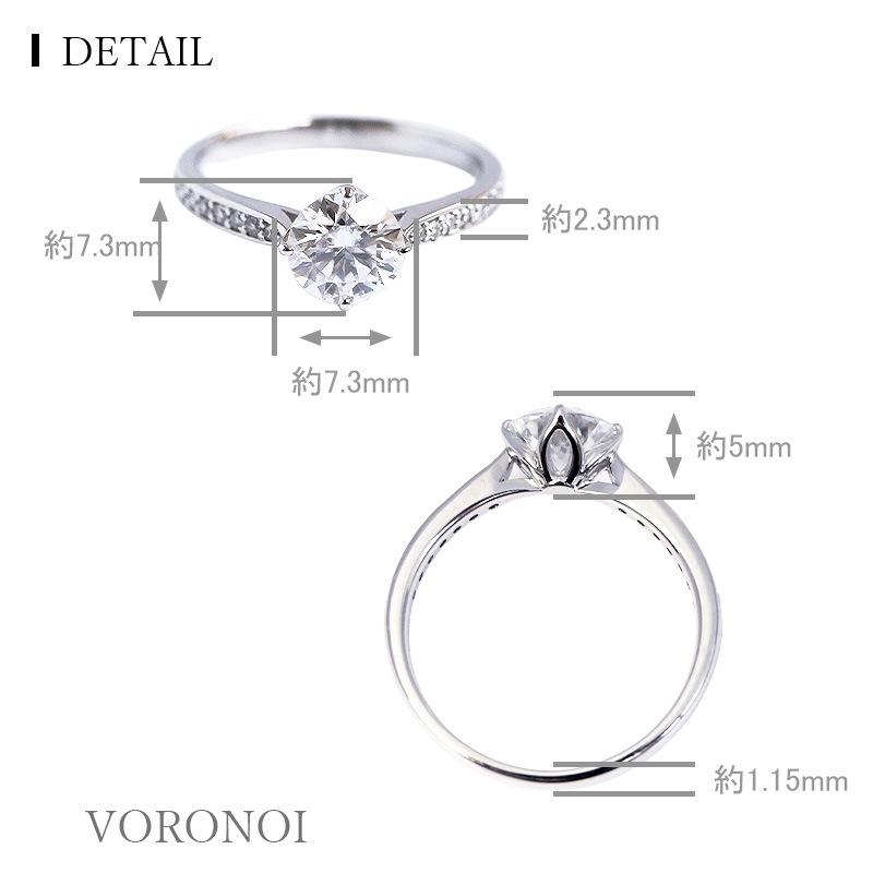 【 2点セット 】1ct ラボグロウン ダイヤモンド プラチナ リング & ネックレス セット / PT950