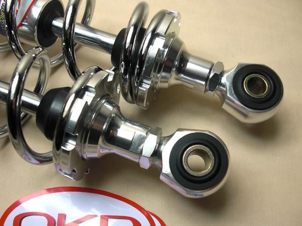 OKD製アルミボディ荒巻サス260mmメッキモンキー カブDAX B02