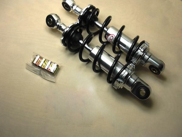 OKD製アルミボディ荒巻サス250mm 黒モンキー カブDAX B07