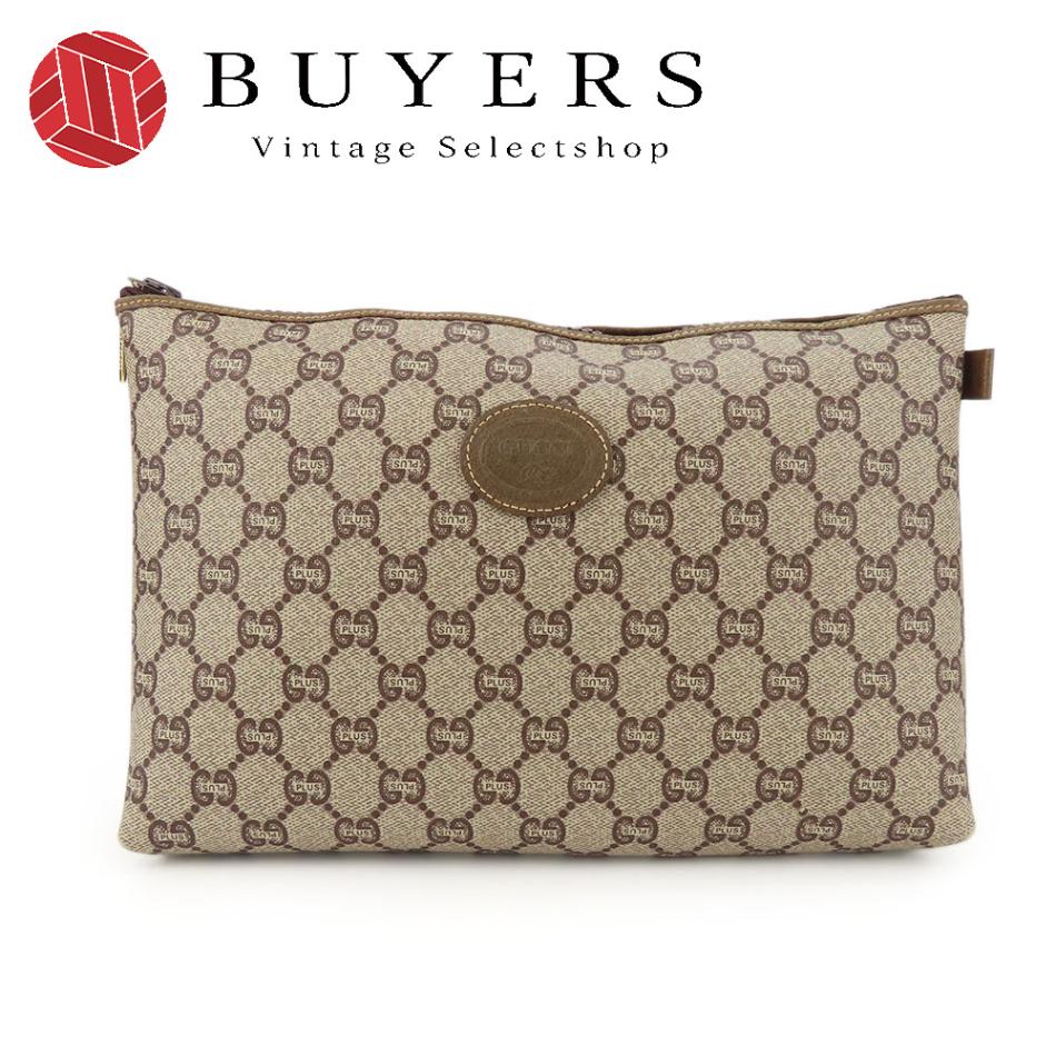 ✨美品✨GUCCI クラッチバッグ セカンド GG ベージュ ブラウン レザー 楽天市場】【バッグ】GUCCI グッチ オールドグッチ GGプラス
