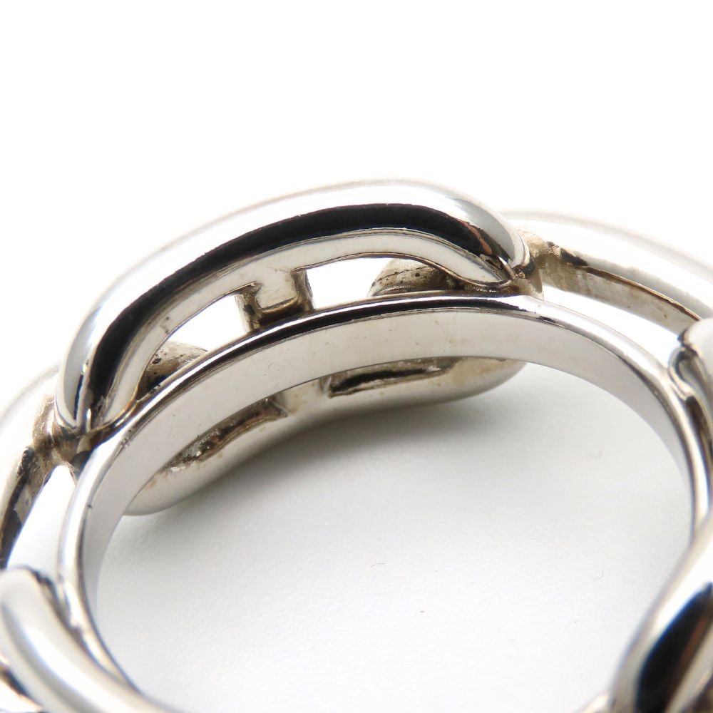 中古】 エルメス スカーフリング レガート シェーヌダンクル メタル