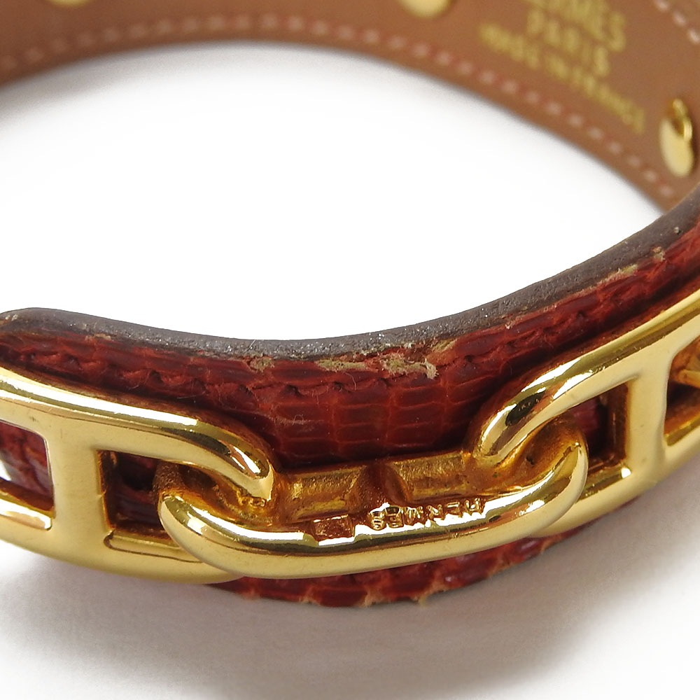 HERMES バングル レッド レッド - レディス, ファッションジュエリー, ブレスレット