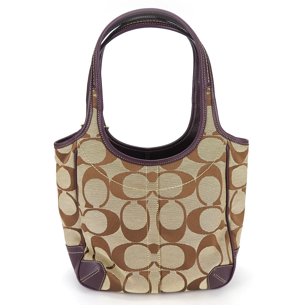 COACH - 【中古】COACH コーチ F20049 オプアート トートバッグ
