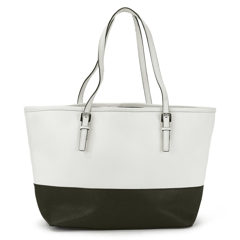 MICHAEL KORS トートバッグ ホワイト/ブラック