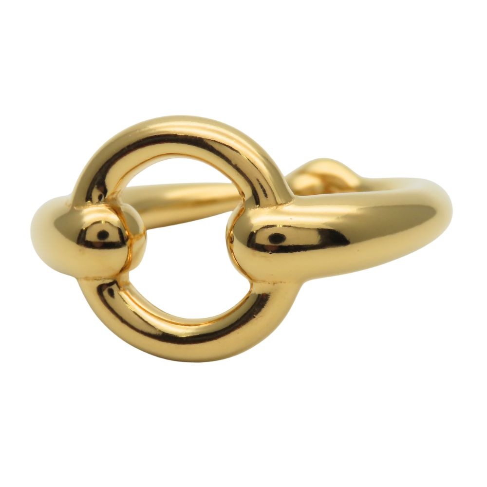 中古 エルメス スカーフリング モー メタル ゴールド GP アクセサリー メッキ レディース 女性 HERMES 中古】 エルメス スカーフリング モー メタル ゴールド GP