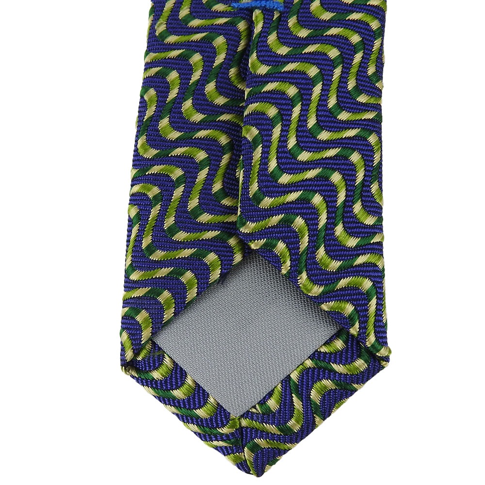 中古】 ケンゾー ネクタイ HOMME シルク ネイビー グリーン