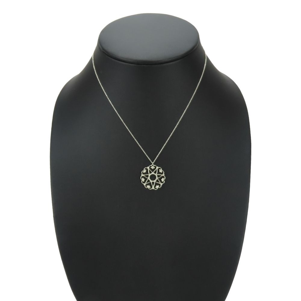 希少TIFFANY&Co ティファニー　ゴルドーニ　ネックレス　シルバー 925 中古】 ティファニー ネックレス ヴェネチアゴルドーニ メダリオン