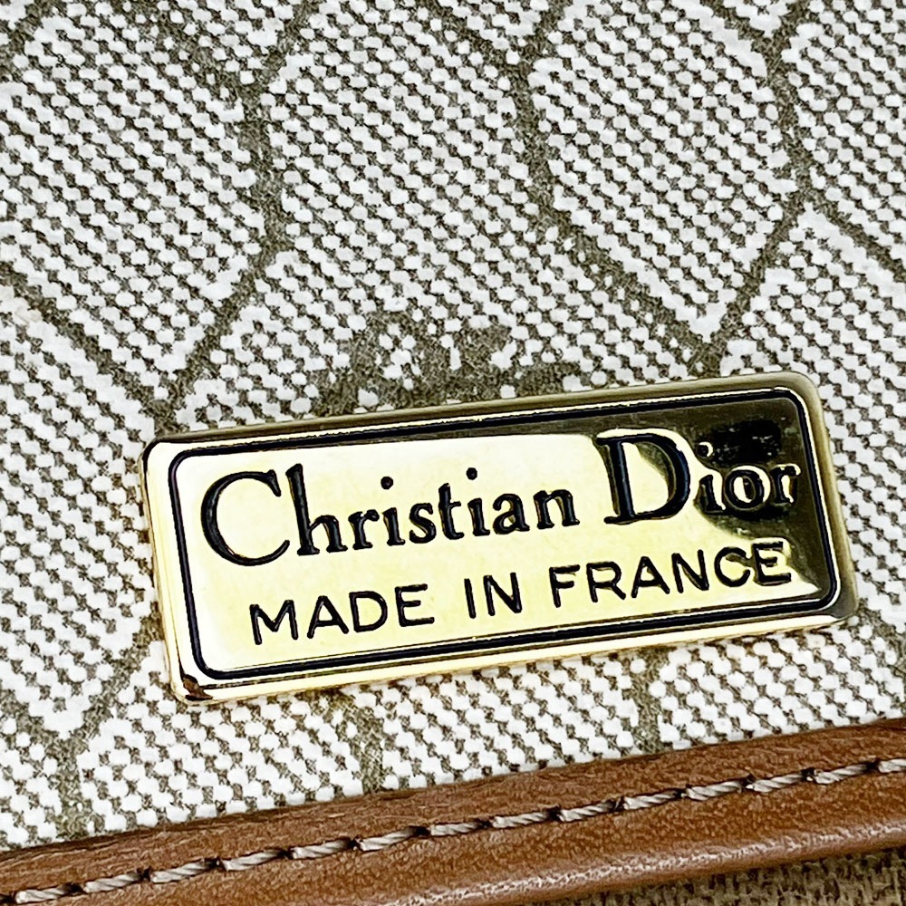 中古】 クリスチャンディオール ショルダーバッグ PVC レザー