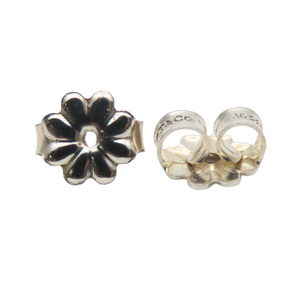 中古】 ティファニー ピアス ボウ リボンモチーフ シルバー925 約1.3g