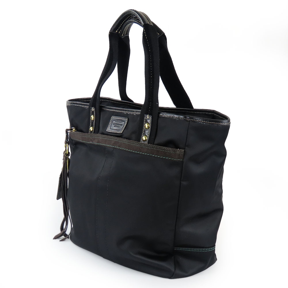 COACH コーチ黒レザー トートバッグ ゴールド金具 COACH コーチ カーゴ トート34レザー黒 めるるさん着用モデル