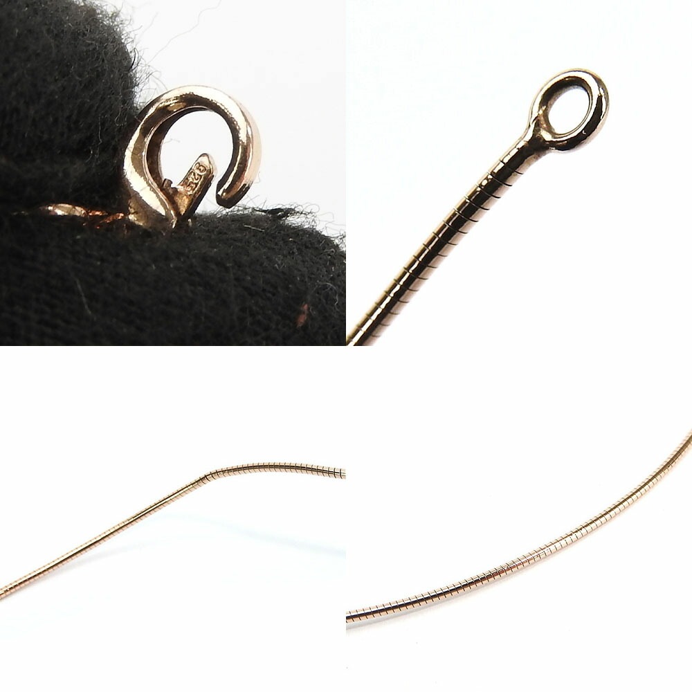 中古】エルメス ネックレス ポップアッシュ ポップH シルバー925  