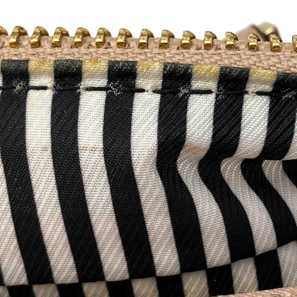 中古】 ケイトスペード ハンドバッグ PXRU7445 レザー ピンク ゴールド  