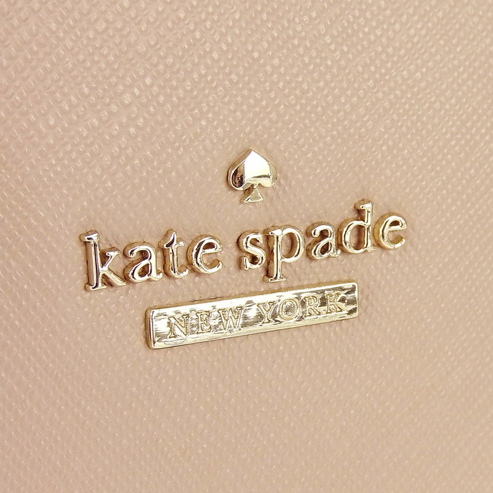 中古】 ケイトスペード ハンドバッグ PXRU7445 レザー ピンク ゴールド  