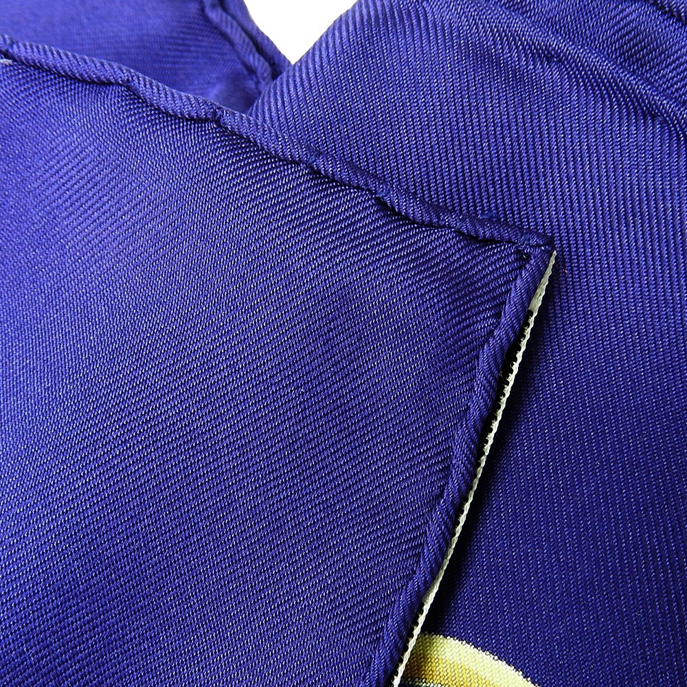 中古】 エルメス スカーフ カレ90 シルク ベルフラワー レッド  