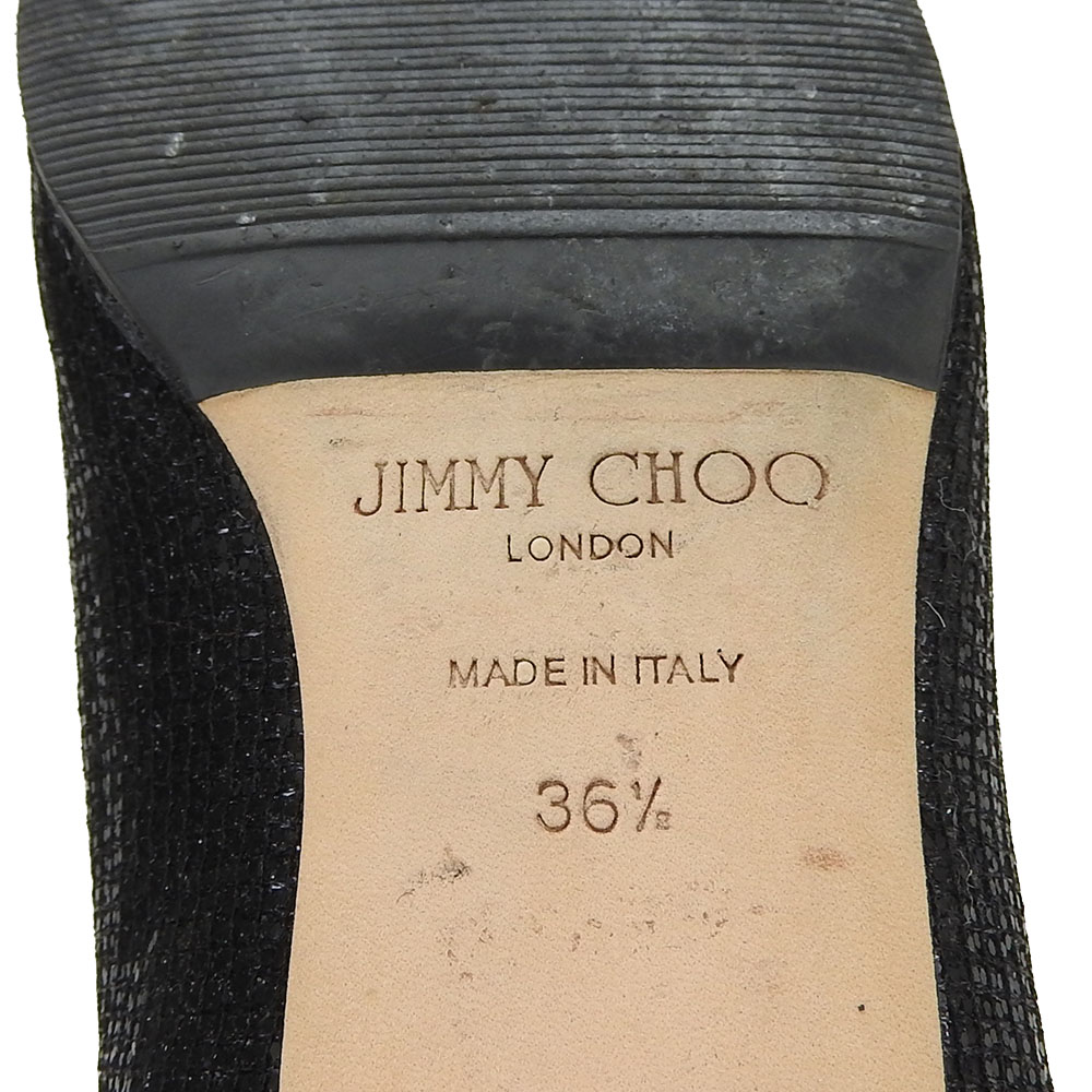 よしさん専用出品Jimmy Choo 黒 パンプス 36/数回使用 ジミーチュウ/パンプス/黒/サイズ：35 1/2の買取実績【ブラン