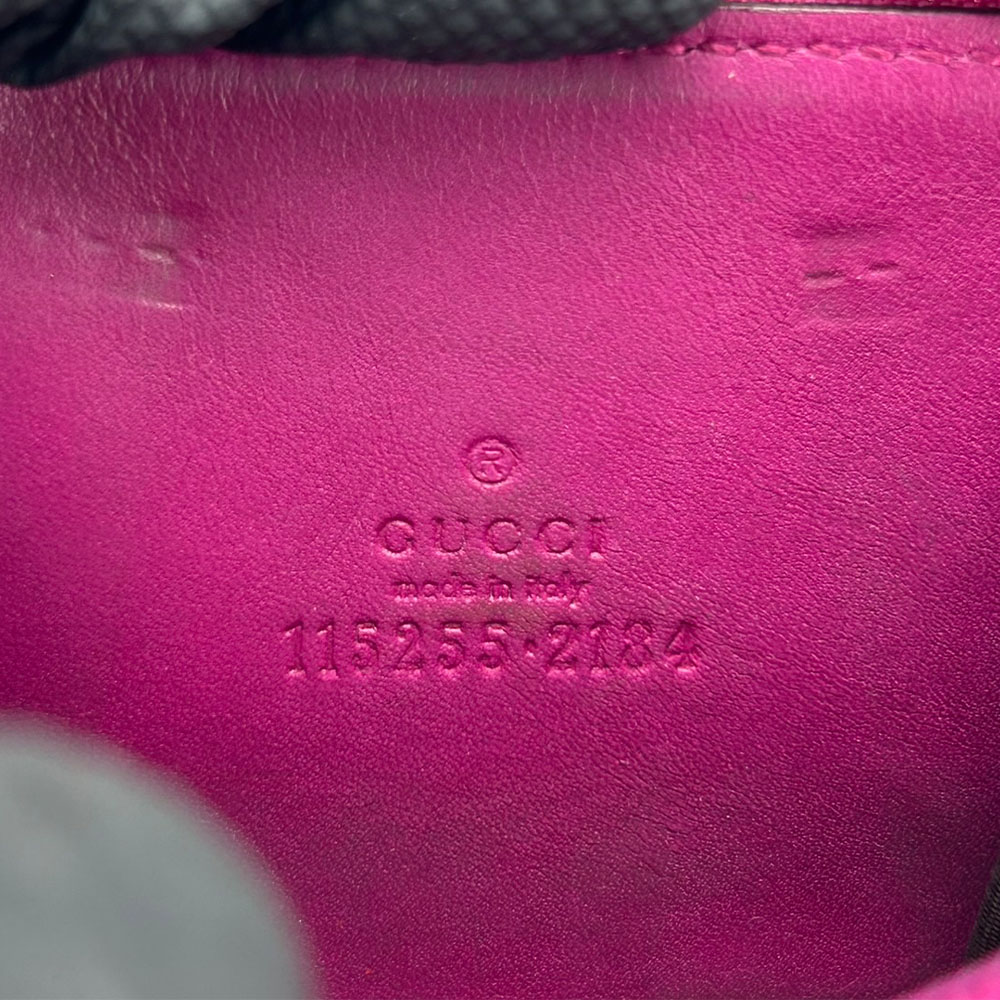 中古】 グッチ コインケース 115255 GGキャンバス レザー ピンク