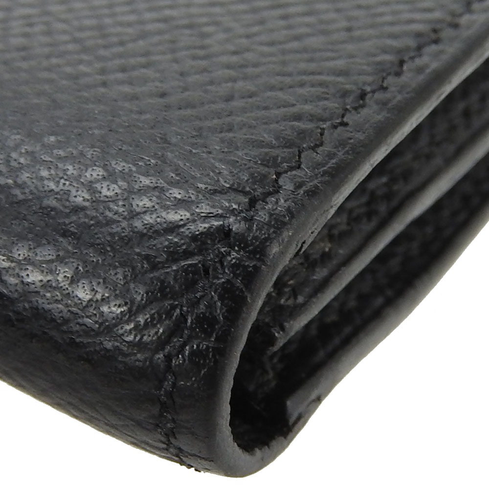 中古】 エルメス 長財布 ベアンスフレ ヴォーエプソン ブラック  