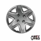 ホイールカバー 14インチ 4枚 汎用品 (シルバー) 「ホイールキャップ セット タイヤ ホイール アルミホイール」「GET-PRO」|GET-PRO|パーツメーカー別