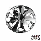 ホイールカバー 14インチ 4枚 汎用品 (クローム) 「ホイールキャップ セット タイヤ ホイール アルミホイール」「GET-PRO」|GET-PRO|パーツメーカー別