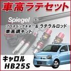 キャロル HB25S 「ラテラル + 車高調 お得セット 車高調整キット ローダウン ターンバックル Spiegel シュピーゲル プロスペックネオ 」|マツダ|メーカー別