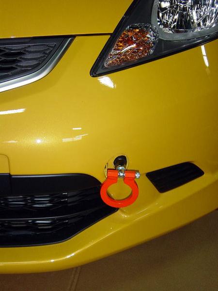 牽引フック フロント 可倒式 ホンダ フィット GE6 GE8 「日本製