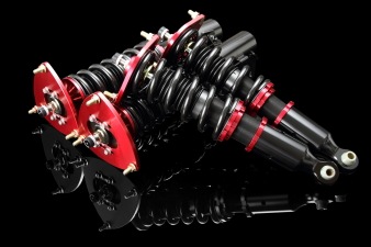 GVB サスペンションキット プレジャーレーシング製 インプレッサ GVB GVF 車高調整キット （フルタップ式）「減衰力 カー