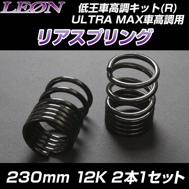 リアスプリング 230mm 12K 2本1セット「LEON」 ： VS-ONE