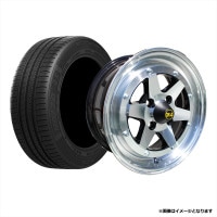 タイヤ アルミ ホイール 14インチ ロンシャン 4本セット XR4 シルバー