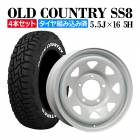 ジムニー ホイール 16インチ オールドカントリー 4本 タイヤ付き ホワイト スチール +20 5.5J 185/85R16 トーヨー オープンカントリー ホワイトレター 送料無料|スチールホイール