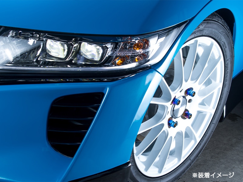 レーシング ホイールナット チタン 貫通タイプ M12 P1.5 38mm 16個 