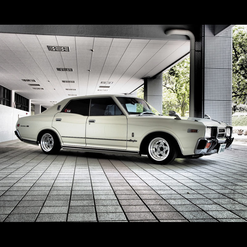 フォーカスレーシング アルミ ホイール 2本 14×9J -25 シルバー