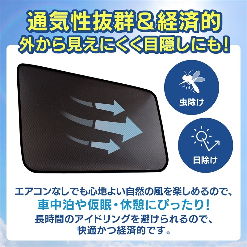 トラック用品 日除け/虫除け網戸 三菱 ジェネレーションキャンター