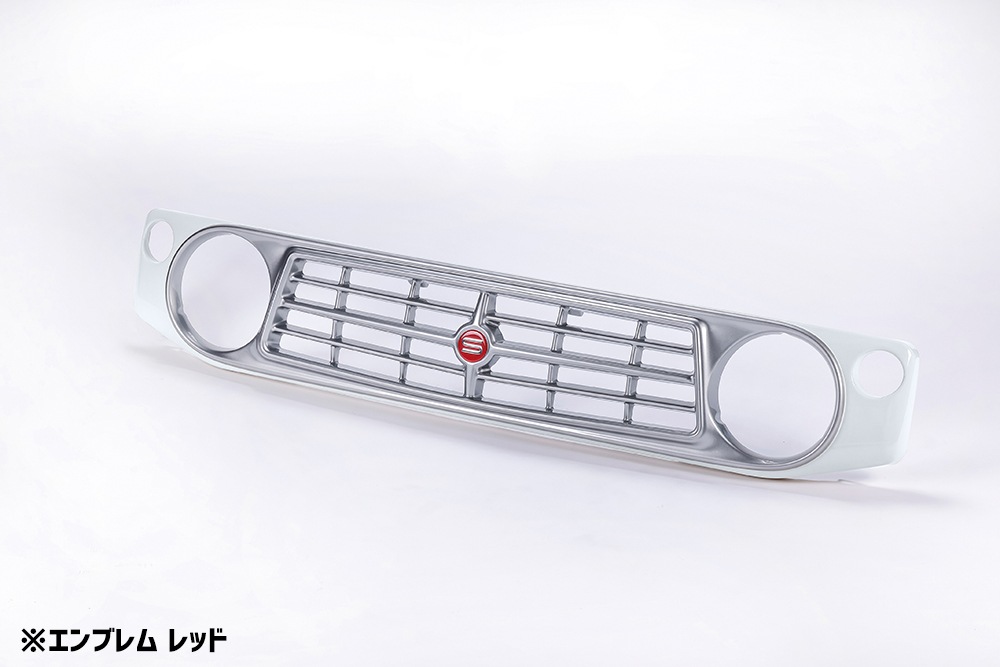 フロントグリル ジムニー JB64 BEYOND スペリアホワイト 塗装済