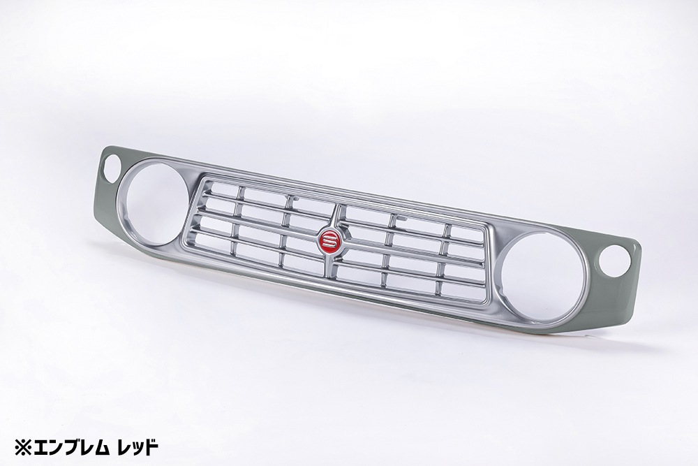 フロントグリル ジムニー JB64 BEYOND ミディアムグレー 塗装済 CODE02