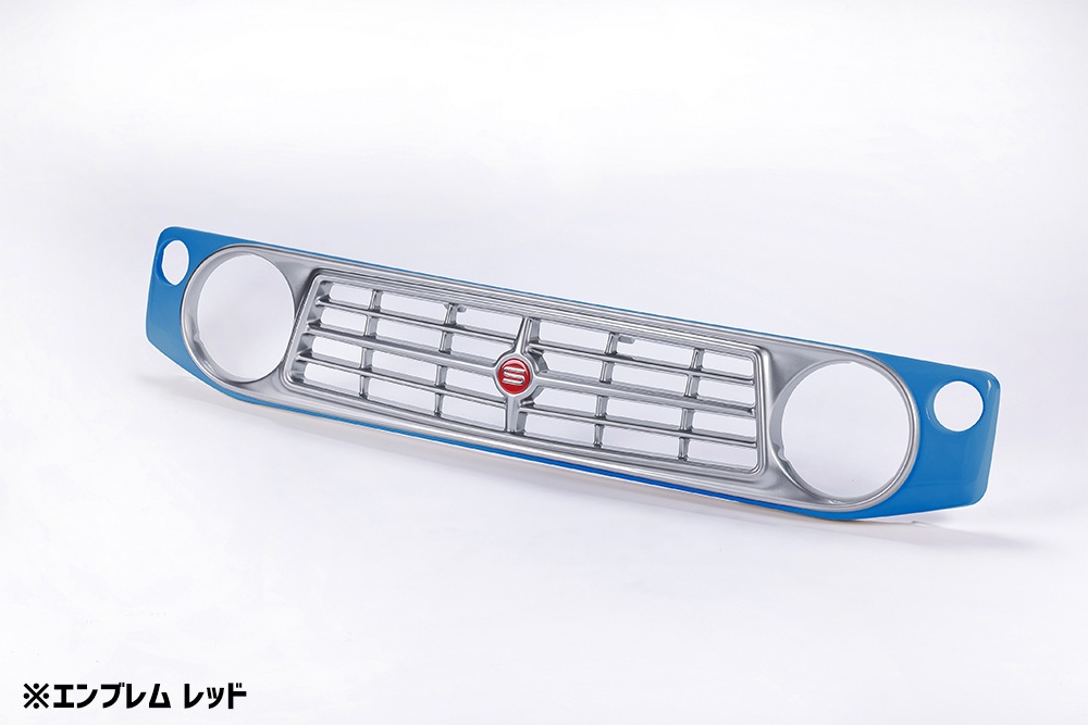 フロントグリル ジムニー JB64 BEYOND ブリスクブルーメタリック 塗装