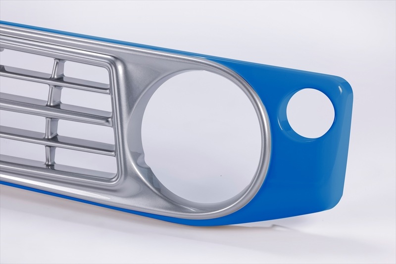 現状品 トランペット ブルーメタリック塗装 詳細不明 オブジェ インテリア フロントグリル ジムニー JB74 BEYOND ブリスクブルーメタリック