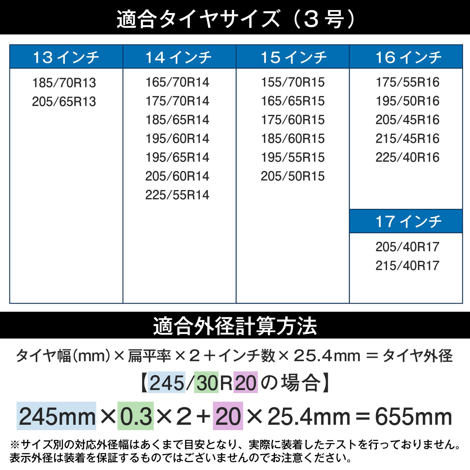 ������������� ���° 3�極���� ���Ρ����å� ������4��ʬ ���� 185/70R13 205/65R13 165/70R14 175/70R14 185/65R14 195/60R14 ¾������̵����