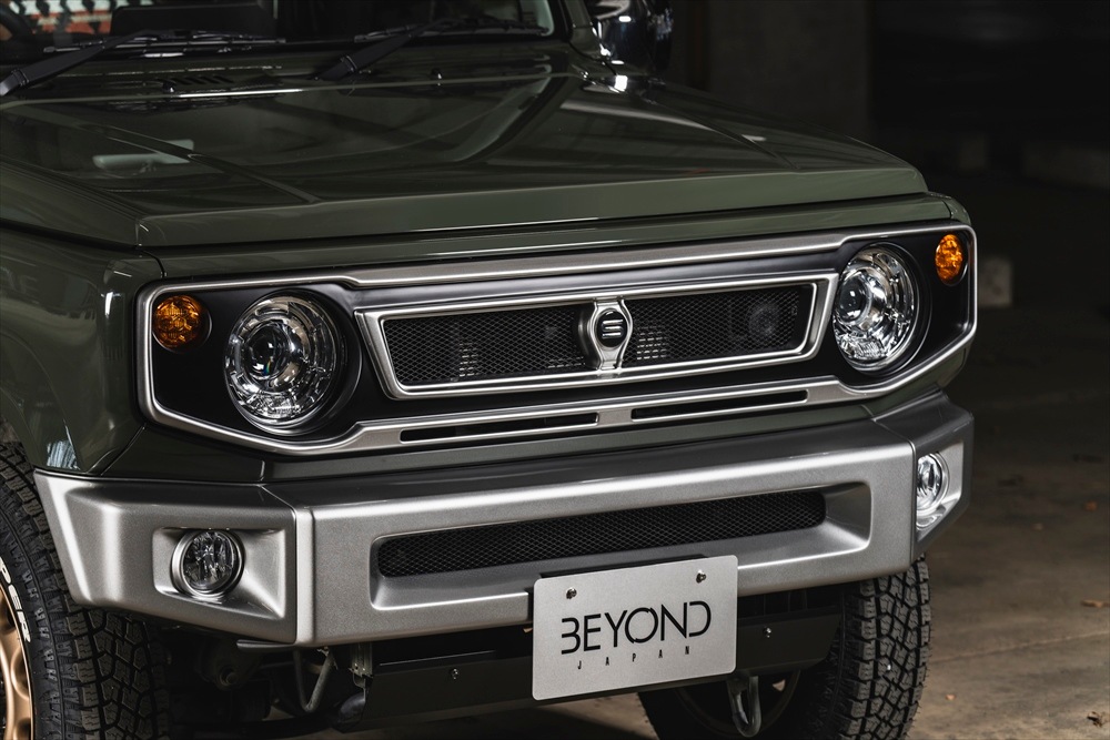 c*u様 トレノJB64ジムニー　JB74 シエラ　ジムニーグリル　BEYOND フロントグリル ジムニー JB74 BEYOND レビンフェイスグリル FRP