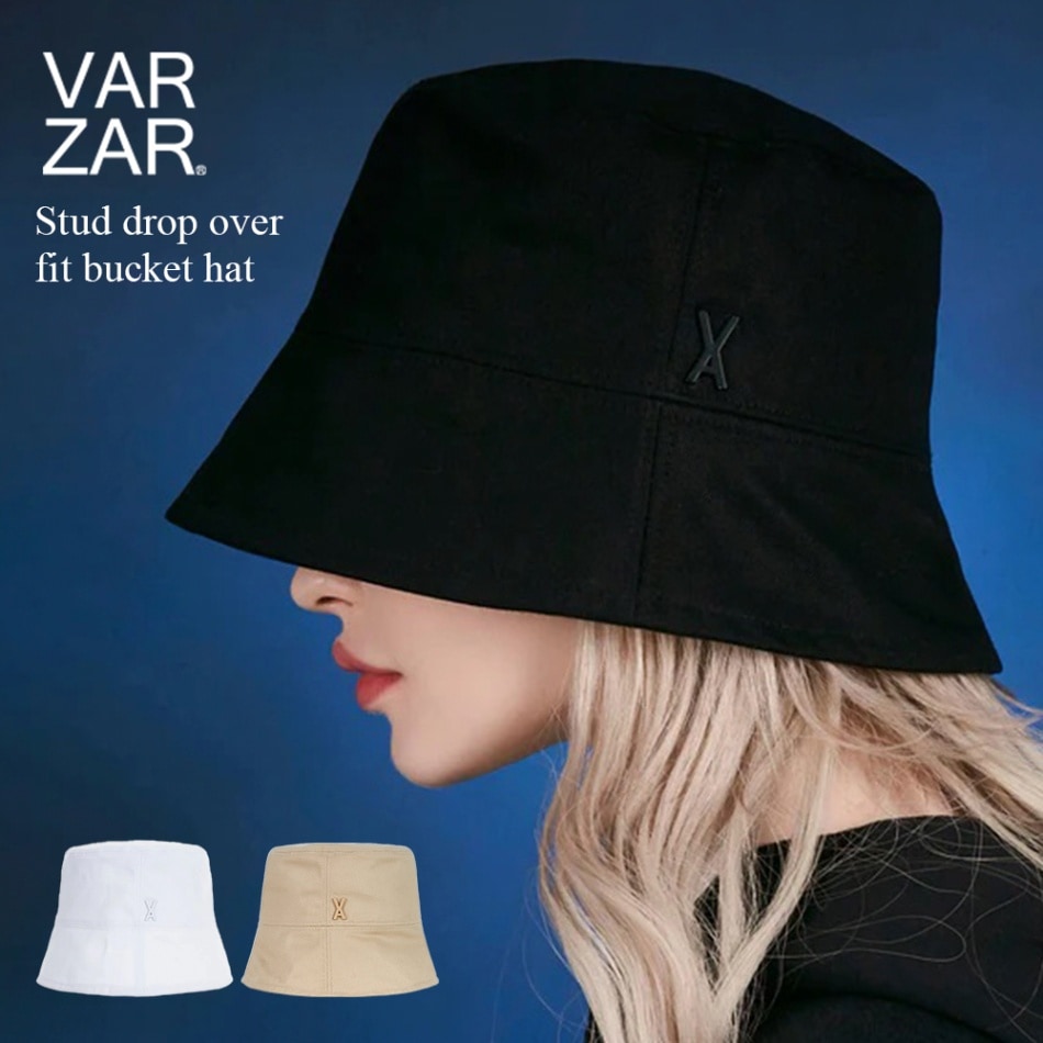 VARZAR バザール Stud drop over fit bucket hat【WNG