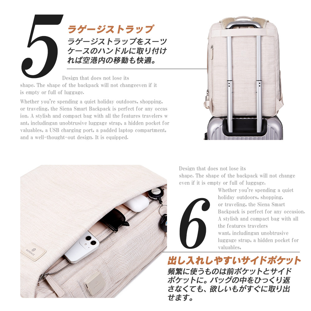 ノルディス Nordace Siena II スマートリュック ND1082 | ファッション