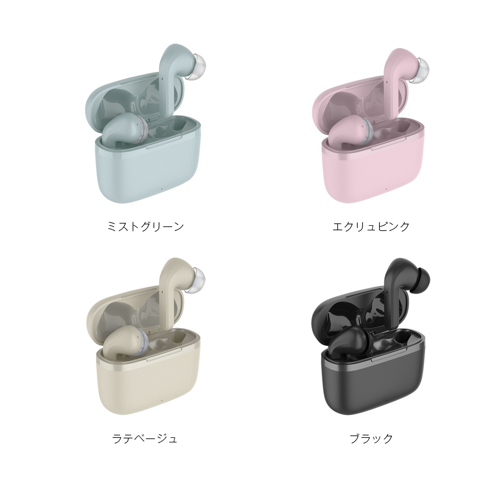 イヤホン Bluetooth ANC VTH-IC051 マイク付き 通話 ノイズキャンセル