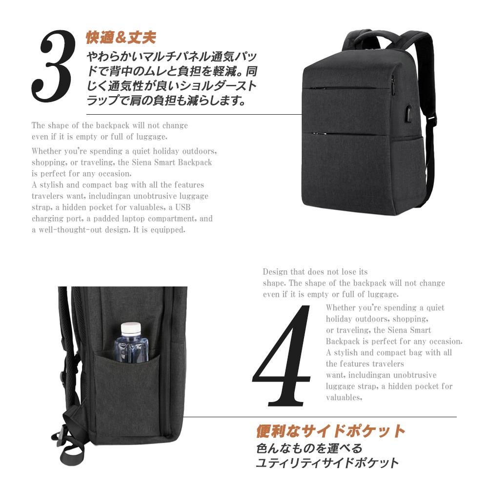 ノルディス Nordace Nelson スマートトラベルリュック ML25149 18L